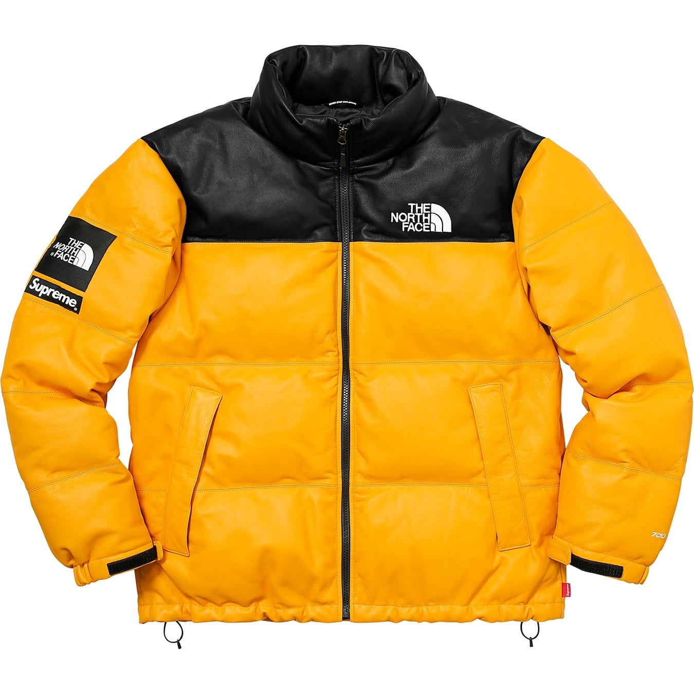 Supreme®/The North Face® Leather Nuptse Jacket view 12